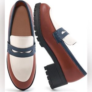 Brand New Classic Penny Loafer | Block Heel Loafers